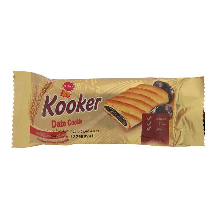 شیرینی مینو با طعم خرما - 25 گرم Mino Kooker Date Cookie 25 gr